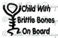 Child With Brittle Bones On Board